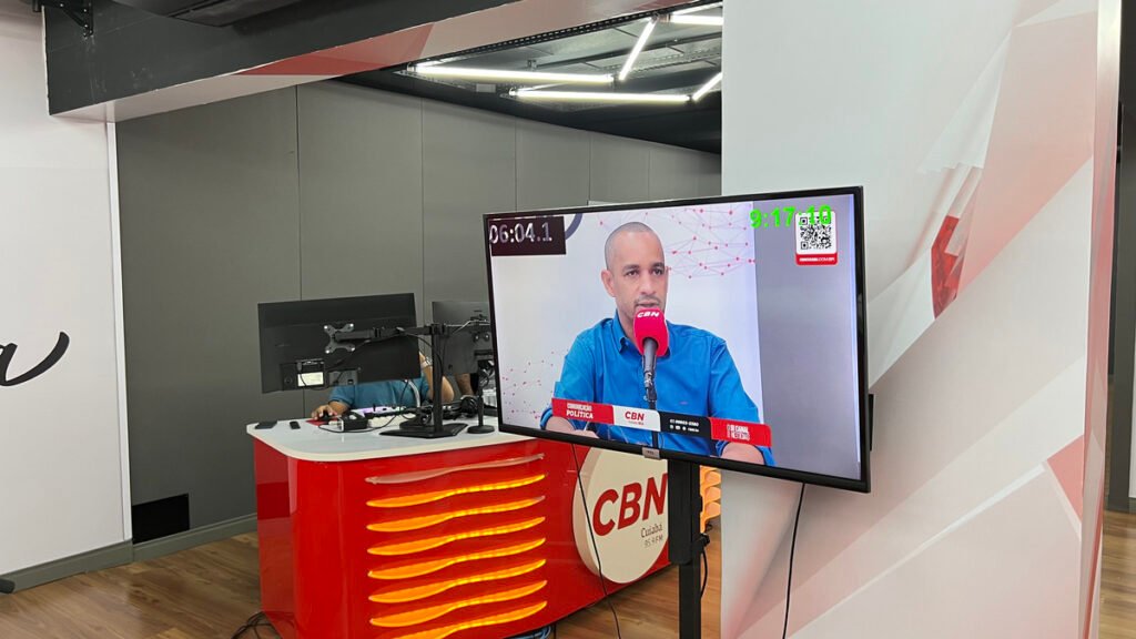 Pelezinho fala sobre sua trajetória e desafios como presidente da UCMMAT em entrevista na CBN Cuiabá 3 entrevista vereador pelezinho radio cdn cuiaba 04